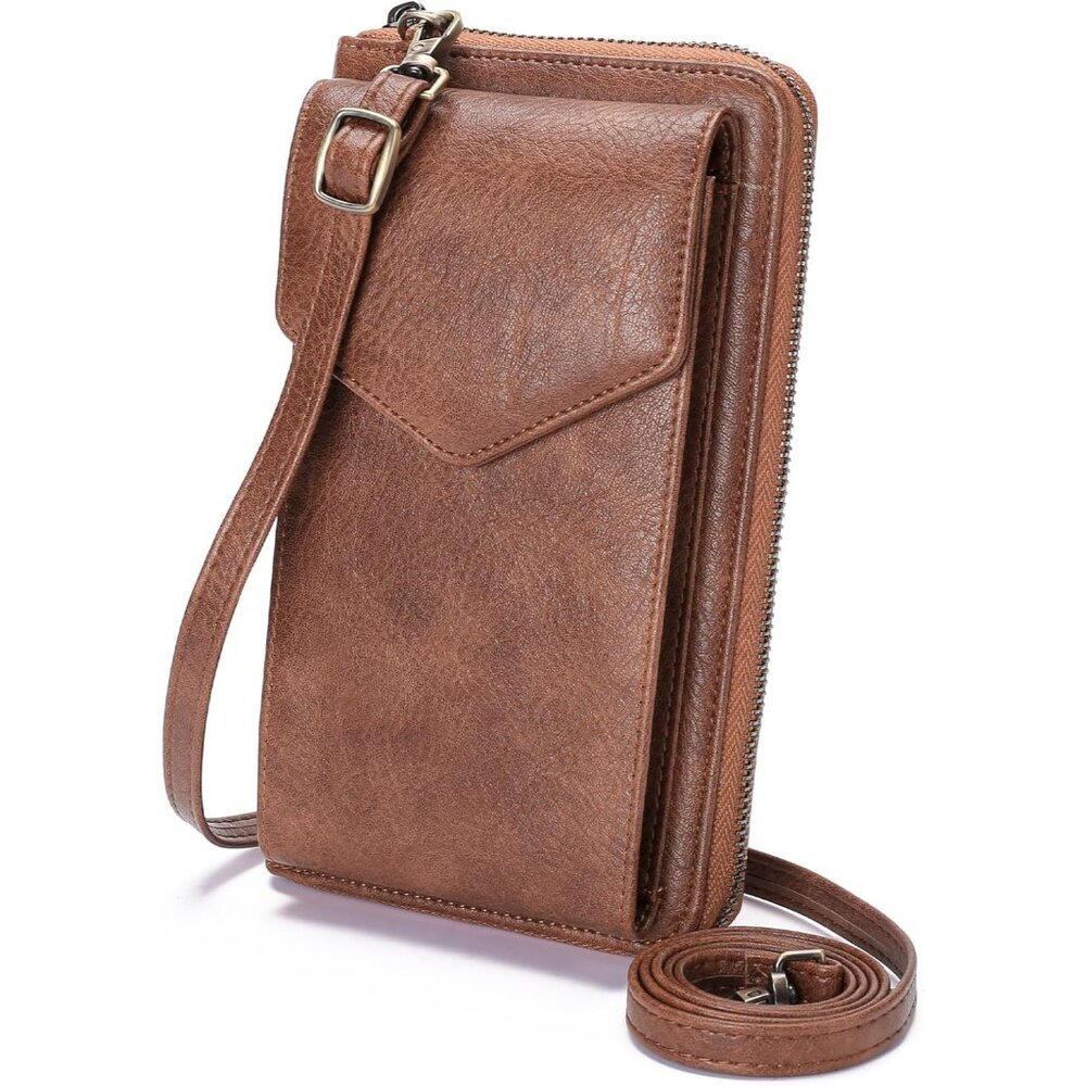 Lightweight Adjustable Crossbody Purse with Multiple Pockets for Organized Style